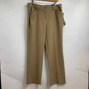 Nine West‎ Women's Mid Rise Stretch Petite Hem Work Trousers Size 12P NWT $79